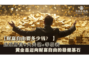 财富自由要多少钱？达成财自 8 大关键 + 等级表