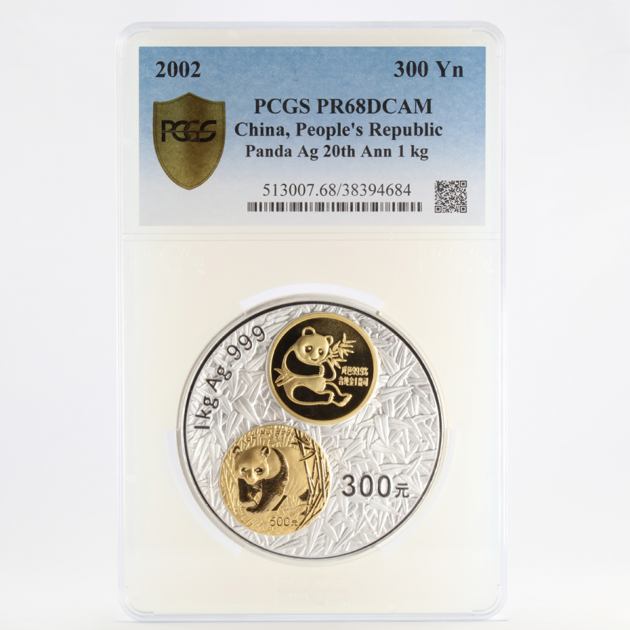 China-2002-20th-Gilded-Panda----99.9%-Silver-Coin-1kg-PCGS-PR-68,China-2002-20th-Gilded-Panda----99.9%-Silver-Coin-1kg-PCGS-PR-68,,China-2002-20th-Gilded-Panda----99.9%-Silver-Coin-1kg-PCGS-PR-68,China-2002-20th-Gilded-Panda----99.9%-Silver-Coin-1kg-PCGS-