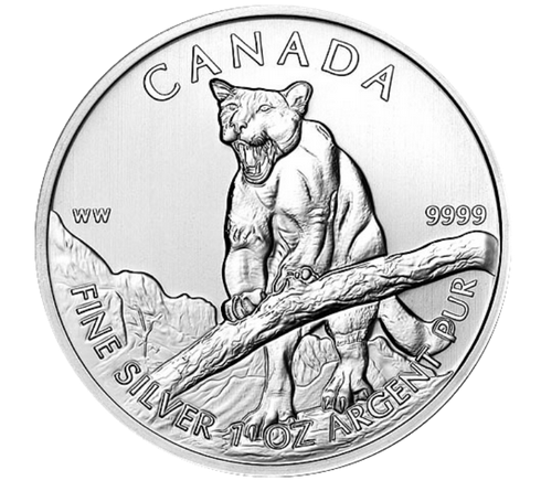 加拿大2012美洲獅銀幣1盎司