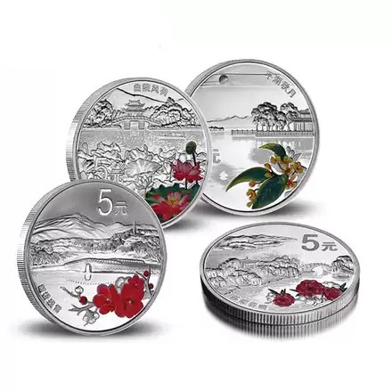 China-2014-World-Heritage---West-Lake-Cultural-Landscape-of-Hangzhou-Commemorative-Silver-Coins--99.9%-1/2oz-Four-Coins-Set,China-2014-World-Heritage---West-Lake-Cultural-Landscape-of-Hangzhou-Commemorative-Silver-Coins--99.9%-1/2oz-Four-Coins-Set,,,,,,,,