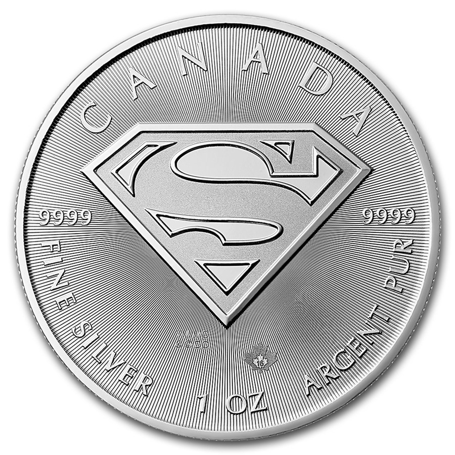 加拿大-2016-超人.9999-普制銀幣-1-盅司