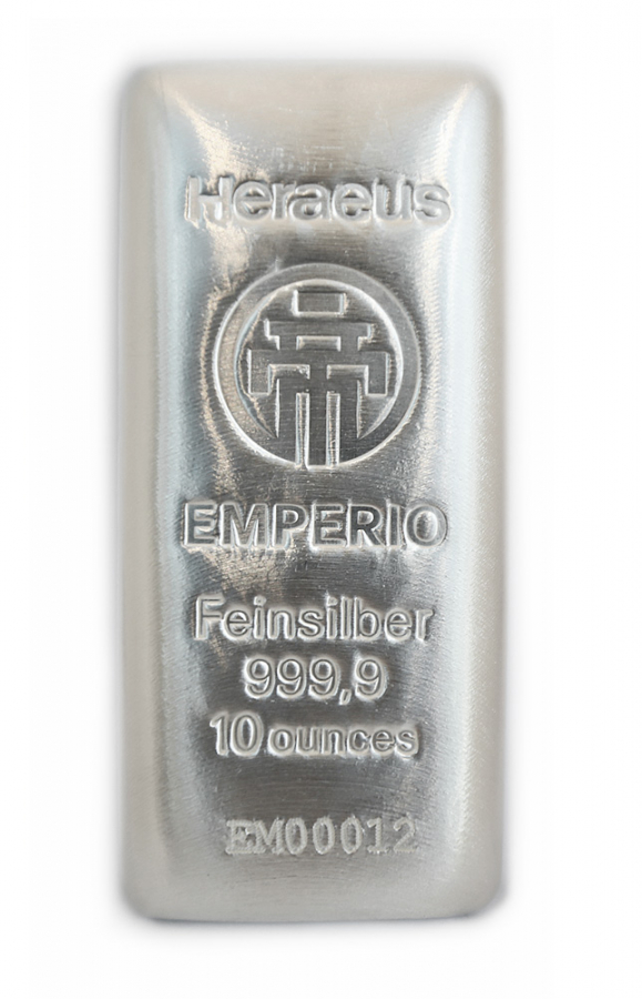 Emperio-x-Heraeus-99.99%-Silver-Bar-10oz,Emperio-x-Heraeus-99.99%-Silver-Bar-10oz