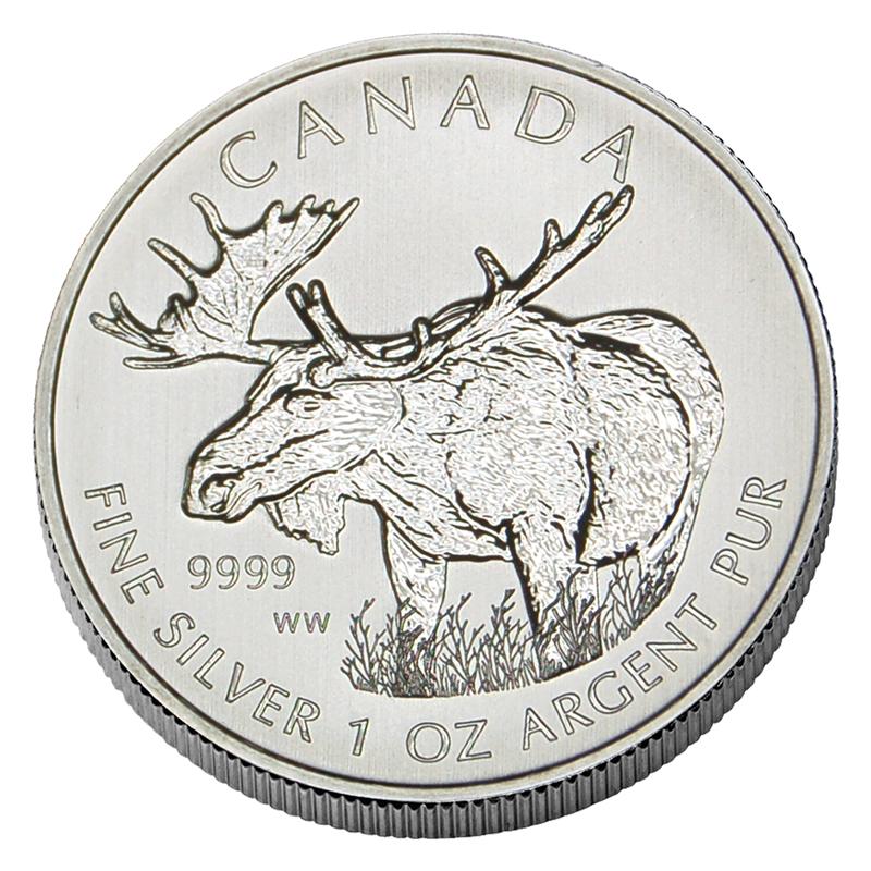 加拿大2012北美麋銀幣1盎司