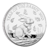 英國2023兔年生肖99.9%精鑄銀幣5盎司