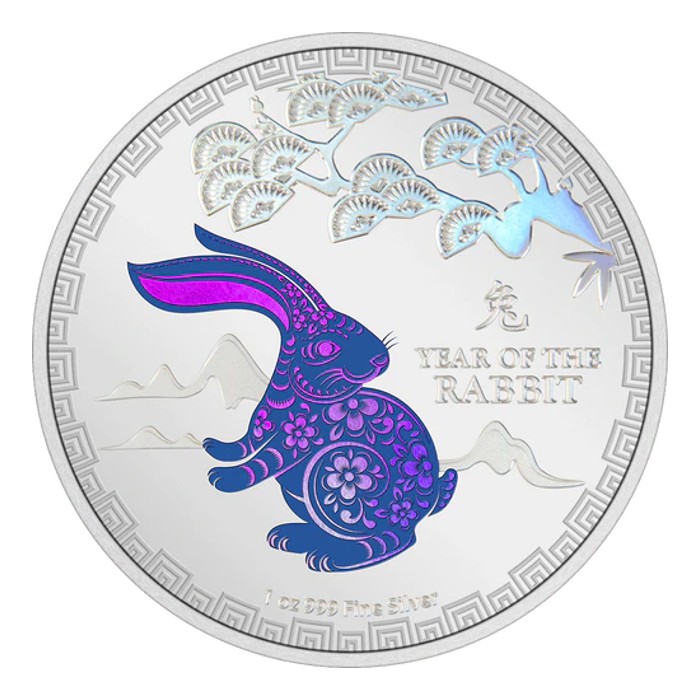 Niue 2023 Lunar Rabbit 99.9% Proof Silver Coin 1oz