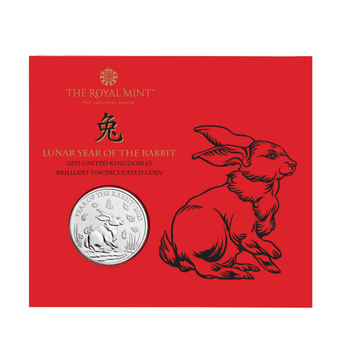 Great Britain 2023 Lunar Year of the Rabbit Cupro-Nickel Coin 28.28g