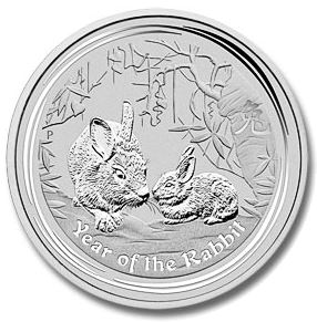 澳洲2011兔年生肖銀幣1盎司