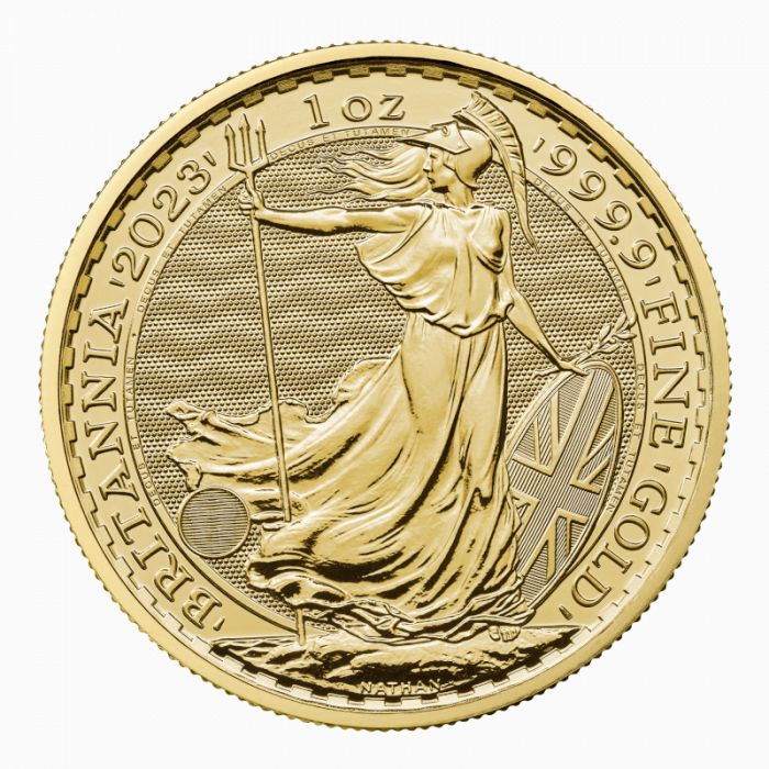 英國2023不列顛女神99.99%普制金幣1盎司
