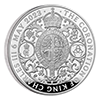 英國2023國王查理三世加冕典禮99.9%精鑄銀幣5盎司