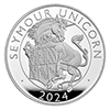 英國2024都鐸王室神獸系列-西摩獨角獸99.9%精鑄銀幣10盎司