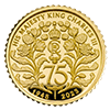 英國2023國王查理三世75歲生日慶典99.99%精鑄金幣1/40盎司