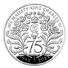 英國2023國王查理三世75歲生日慶典92.5%精鑄銀幣 28.28克