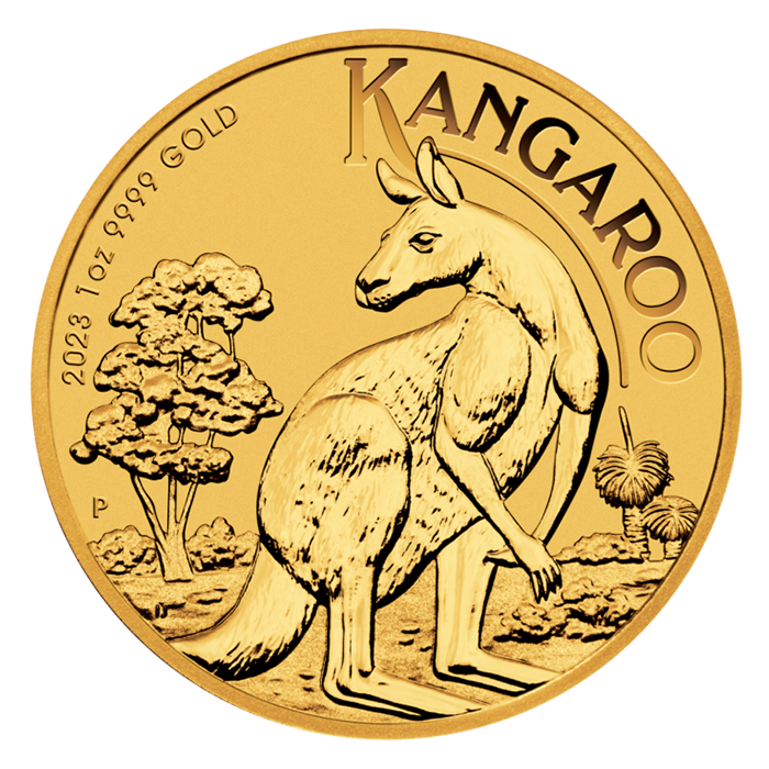澳洲2023年袋鼠99.99%普制金幣1盎司 (0.831兩)