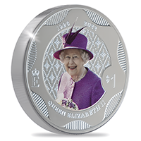 紐西蘭2023緬懷女王伊利沙伯二世99.9%精鑄銀幣1盎司