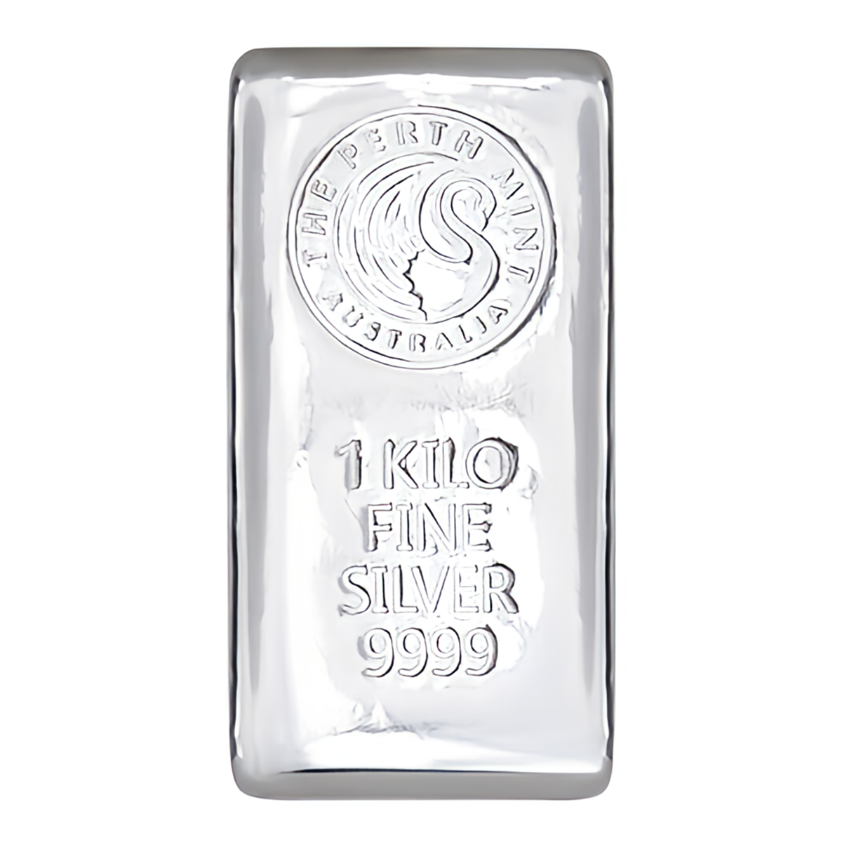澳洲珀斯鑄幣廠99.99%模鑄銀條1公斤 (26.7172兩)