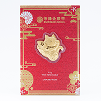 Emperio Fortune Cat’s Wealth Gathering 99.99% Pure Gold Packet 0.1g (0.0027 Tael)