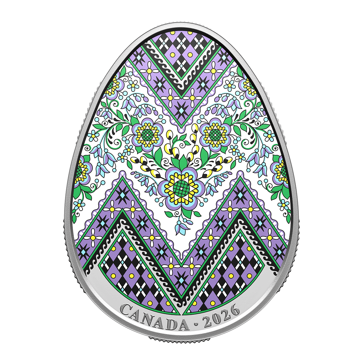 Canada 2026 Pysanka 99.99% Proof Silver Coin 1oz