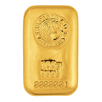 澳洲珀斯鑄幣廠99.99% 模鑄金條100克 (2.6717 兩)