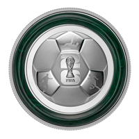 加拿大2026 FIFA 2026年世界盃: 冠軍獎盃99.99% 超高浮雕精鑄銀幣5盎司