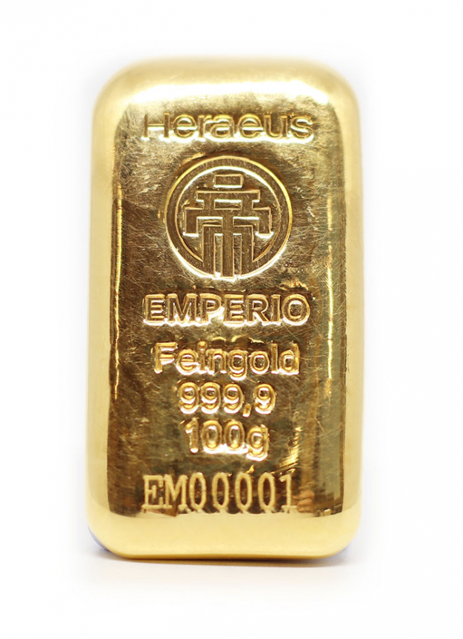 Emperio-x-Heraeus-99.99%-Gold-Cast-Bar-100g-(With-Heraeus-certificate),Emperio-x-Heraeus-99.99%-Gold-Cast-Bar-100g-(With-Heraeus-certificate),Emperio-x-Heraeus-99.99%-Gold-Cast-Bar-100g-(With-Heraeus-certificate),Emperio-x-Heraeus-99.99%-Gold-Cast-Bar-100
