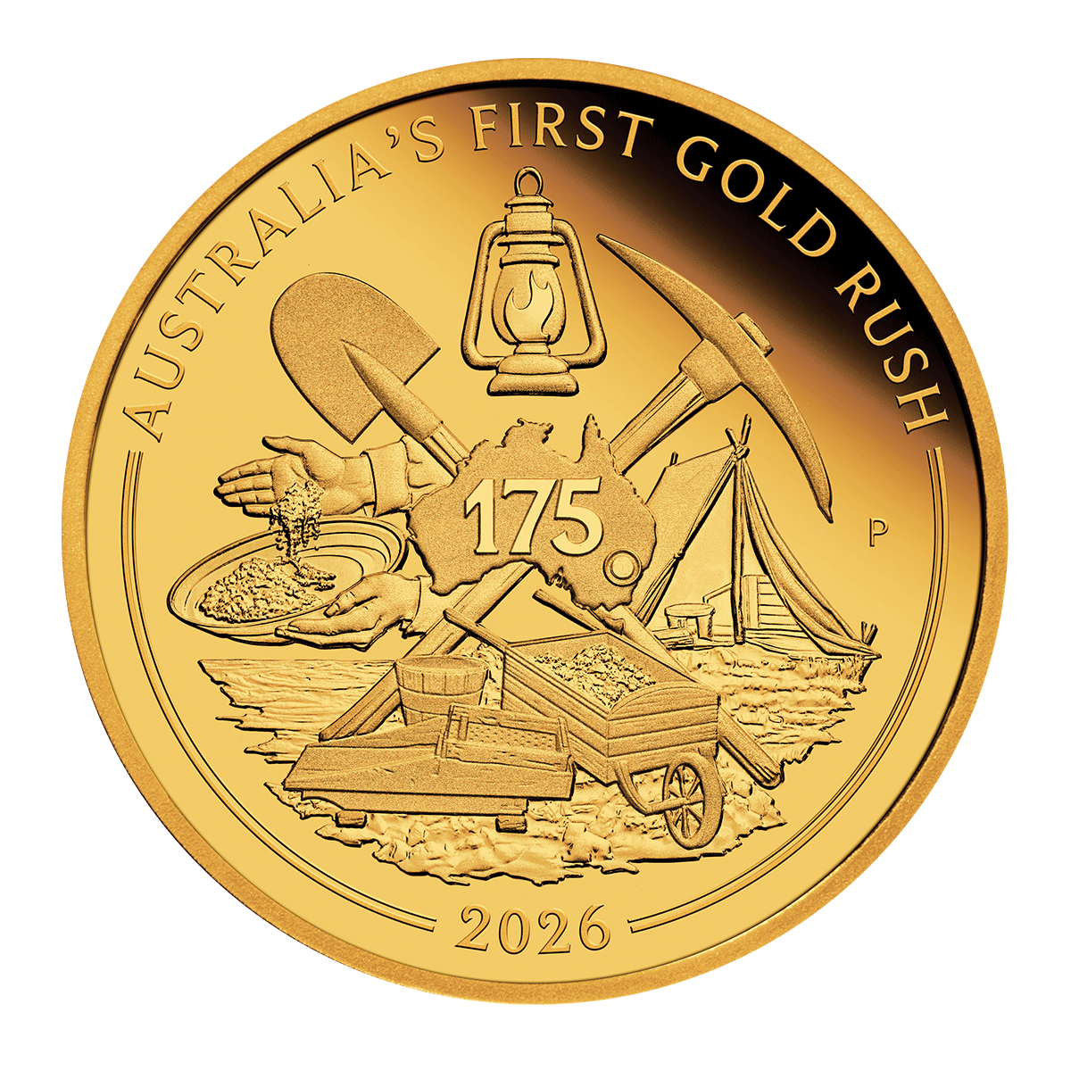 澳洲2026澳洲首次淘金熱 175週年紀念99.99% 精鑄金幣1盎司
