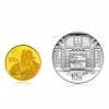 China-2017-World-Heritage---Temple-and-Cemetery-of-Confucius-and-the-Kong-Family-Mansion-in-Qufu-Gold-and-Silver-Commemorative-Coins--99.9%-Two-Coins-Set