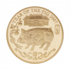British-Royal-Mint-2007-Hong-Kong-Year-Of-The-Pig--91.6%-Gold-Proof-Medal-39.94g