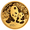 中國2024熊貓99.9%普制金幣15克 (0.4008兩)
