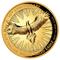 澳洲2024楔尾鷹99.99% 高浮雕精鑄金幣1盎司