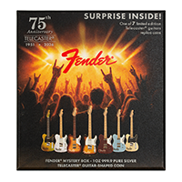所羅門群島2026 芬達Telecaster 75週年紀念吉他造型99.99% 彩色仿精鑄銀幣1盎司 (盲盒)