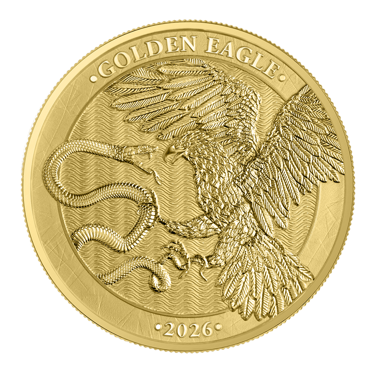 Malta 2026 Golden Eagle 99.99% BU Gold Coin 1oz (In Card) (0.831 Tael)