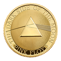 英國2026音樂傳奇系列: Pink Floyd 平克·佛洛伊德99.99% 精鑄金幣1/4盎司