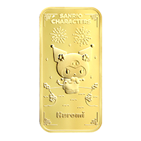 Sanrio三麗鷗角色農曆系列 - Kuromi 酷洛米 24K 鍍金金塊