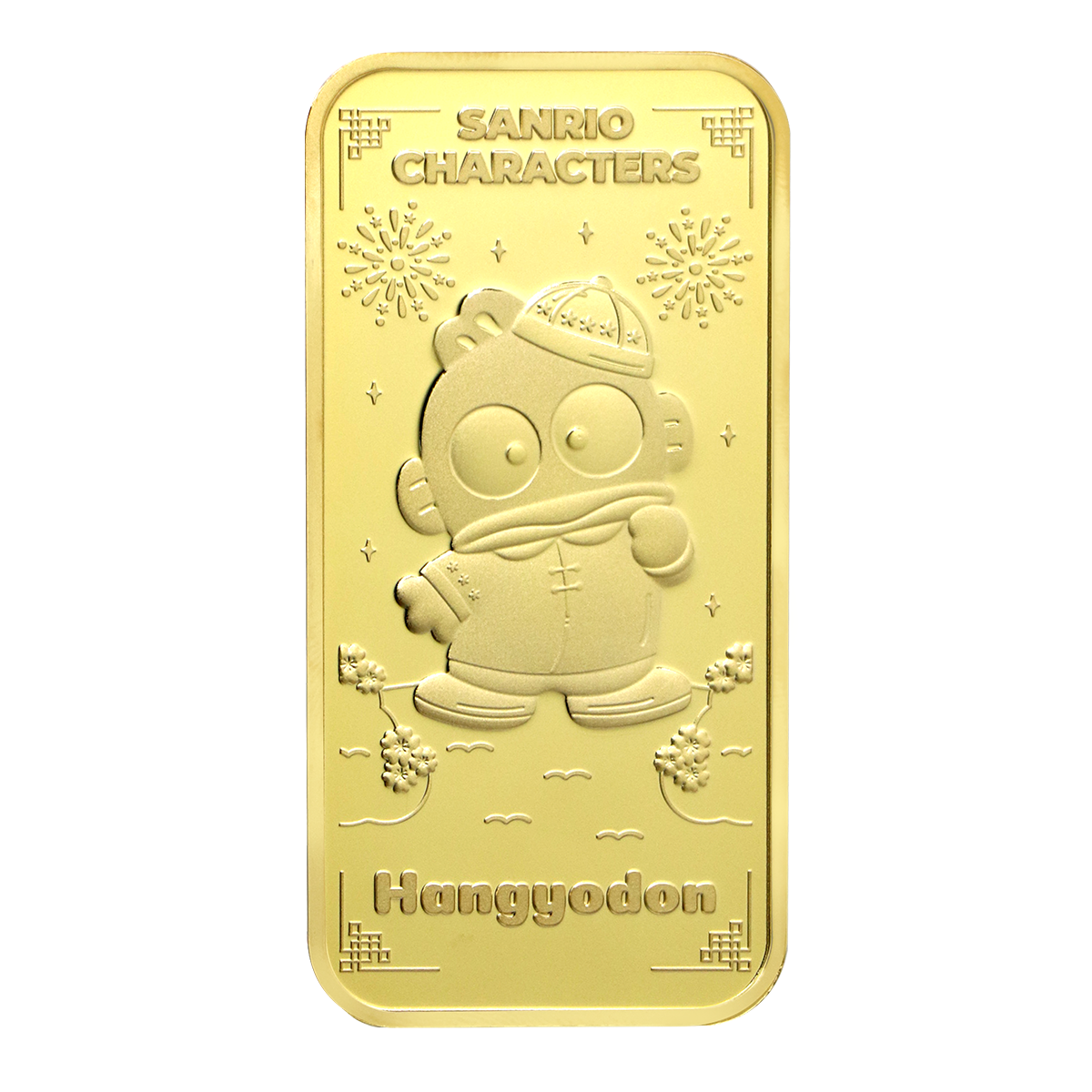 Sanrio三麗鷗角色農曆系列 - Hangyudon 人魚漢頓 24K 鍍金金塊