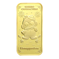Sanrio三麗鷗角色農曆系列 - Hangyudon 人魚漢頓 24K 鍍金金塊