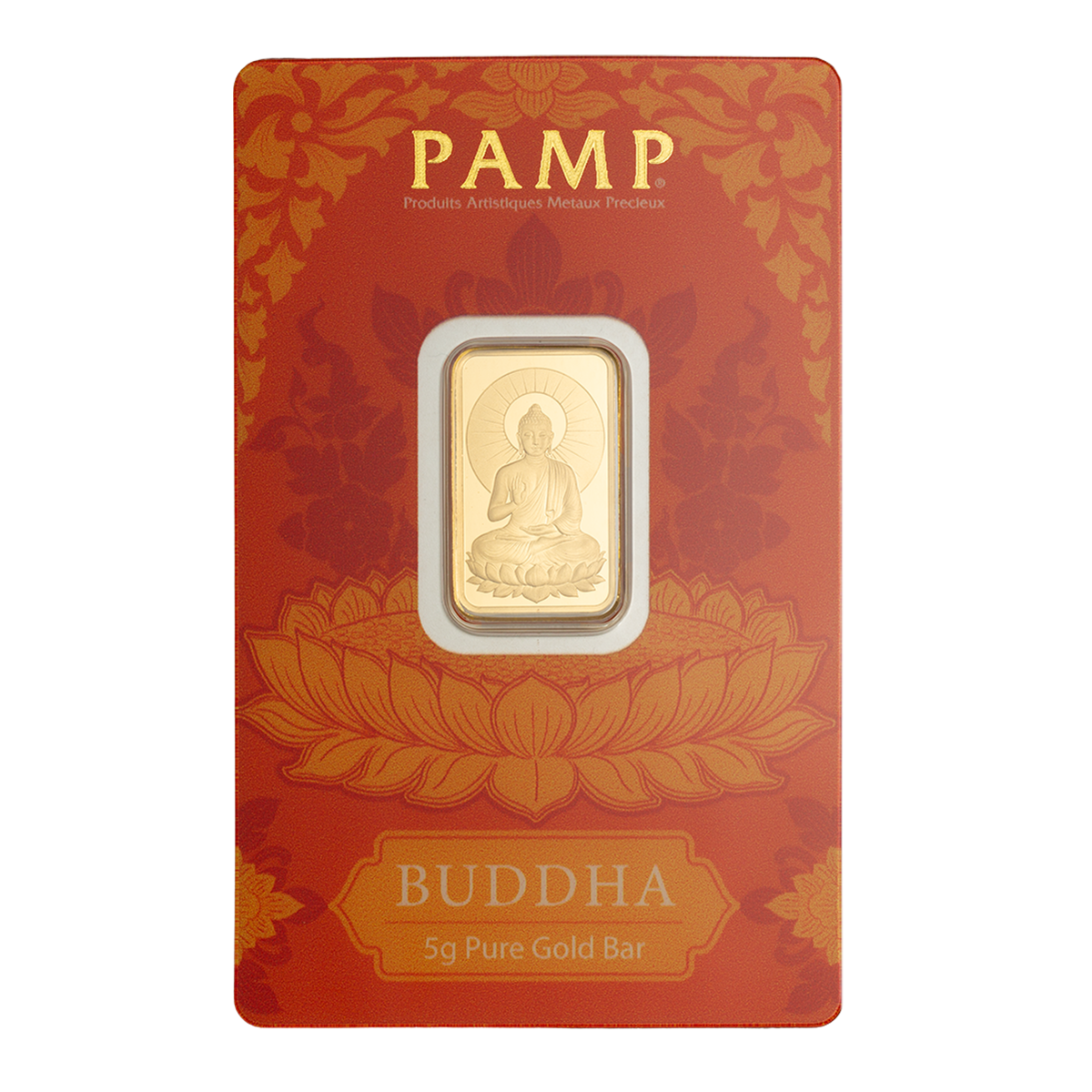 PAMP 瑞士佛陀99.99% 仿精鑄金條5克 (0.1336兩)