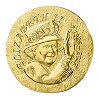 France 2026 Queen Elizabeth II 100th Birthday Anniversary 99.9% Gold Coin 1/4oz 