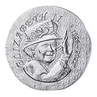 France 2026 Queen Elizabeth II 100th Birthday Anniversary  99.9% Silver Coin 22.2g 
