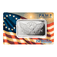 PAMP 美國 - 美國建國 250 週年99.9% 仿精鑄銀條1 盎司 (0.831兩)