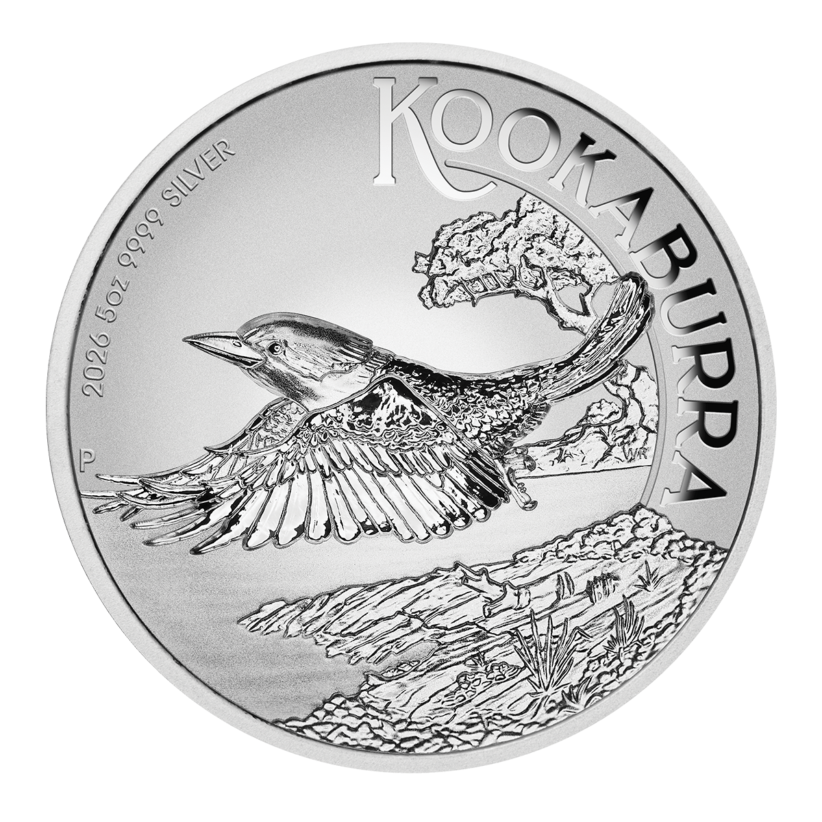 Australia 2026 Kookaburra 99.99% Incused Proof Silver Coin 5oz