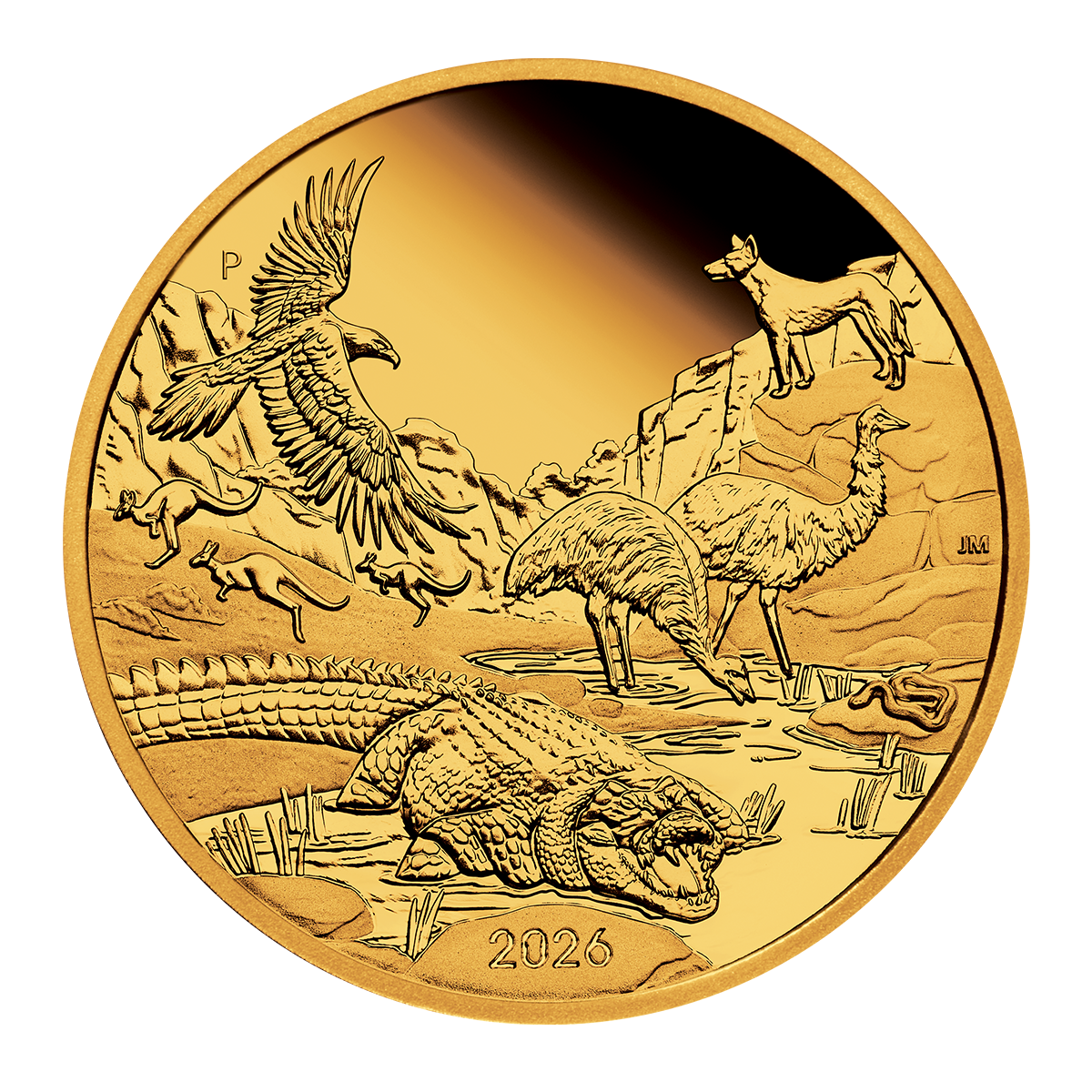 Australia 2026 Wonders of Australia - The Outback 99.99% Proof Gold Coin 1oz 
