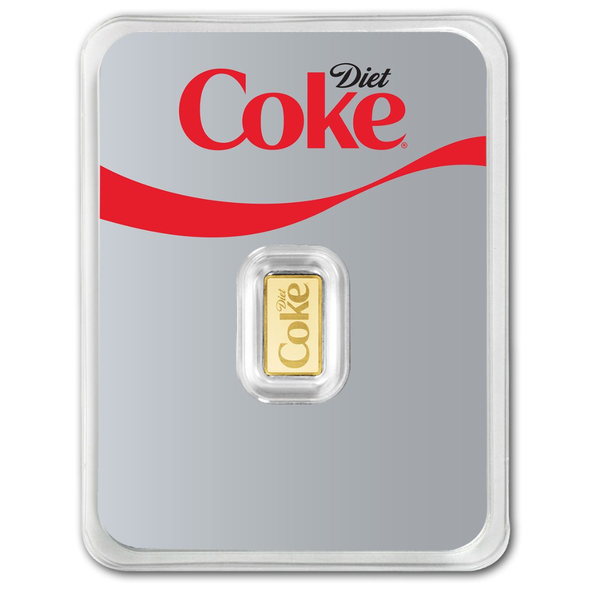 PAMP 美國健怡可口可樂 Diet Coke 99.99% 仿精鑄金條1克 (0.0267兩)