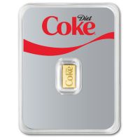 PAMP 美國健怡可口可樂 Diet Coke 99.99% 仿精鑄金條1克 (0.0267兩)