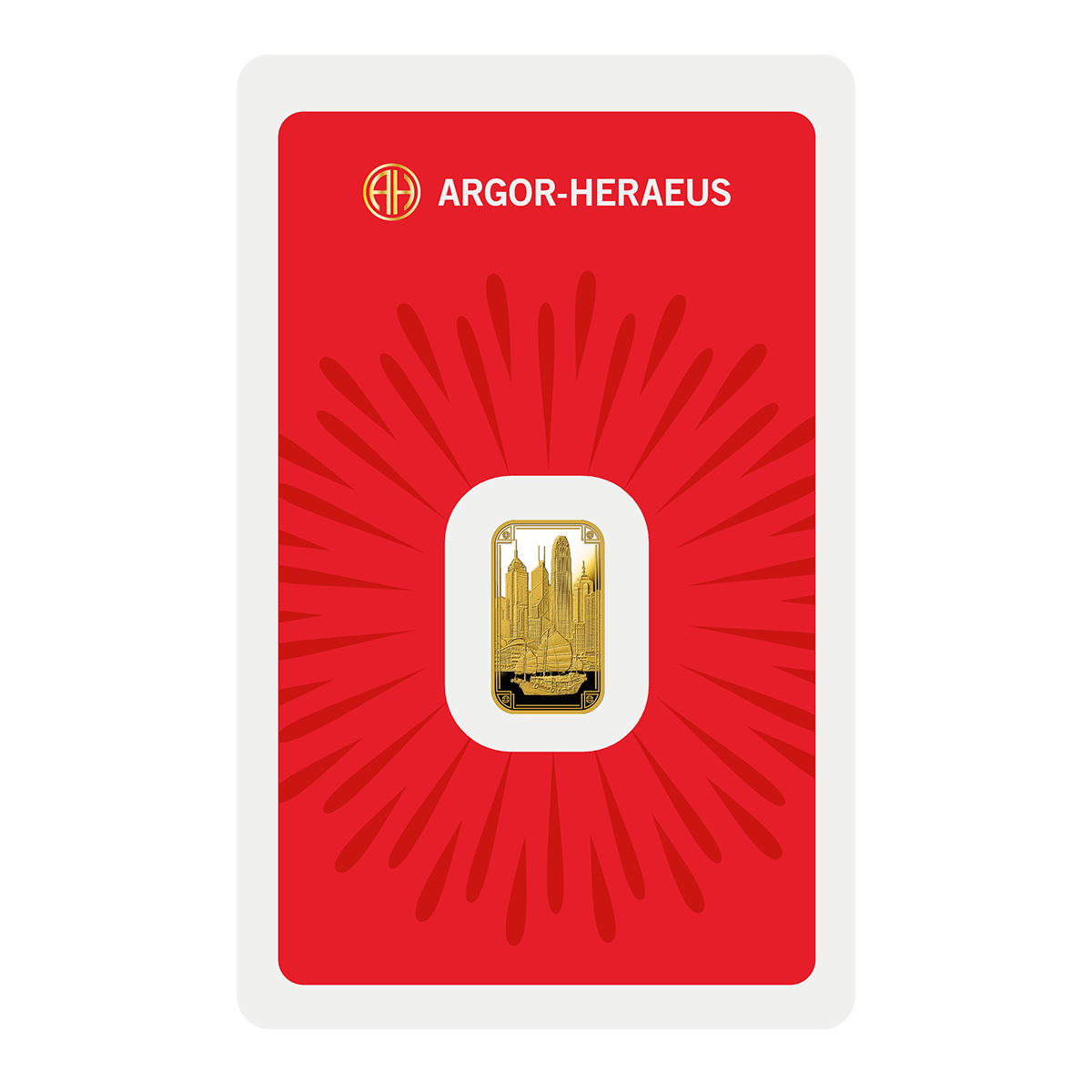 Argor-Heraeus Hong Kong Special Edition 99.99% Minted Gold Bar 1g