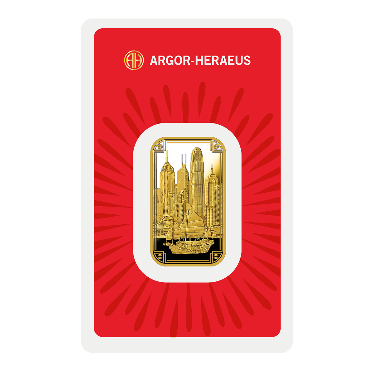 Argor-Heraeus Hong Kong Special Edition 99.99% Minted Gold Bar 10g