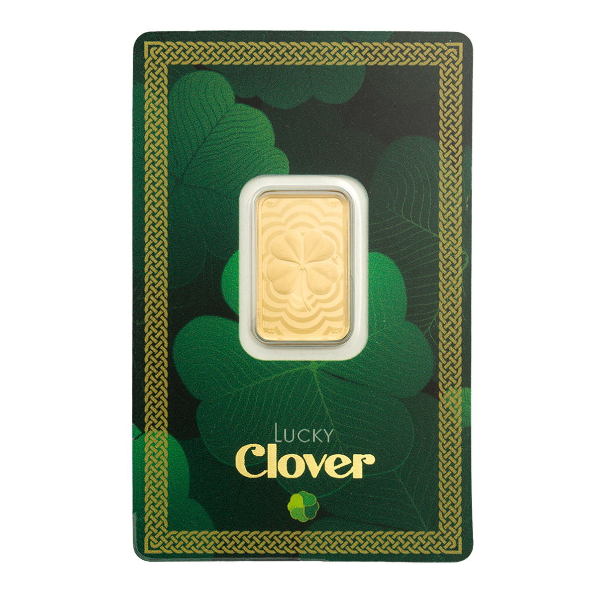 PAMP Suisse Lucky Charm Four Leaf Clover 99.99% Minted Gold Bar 5g