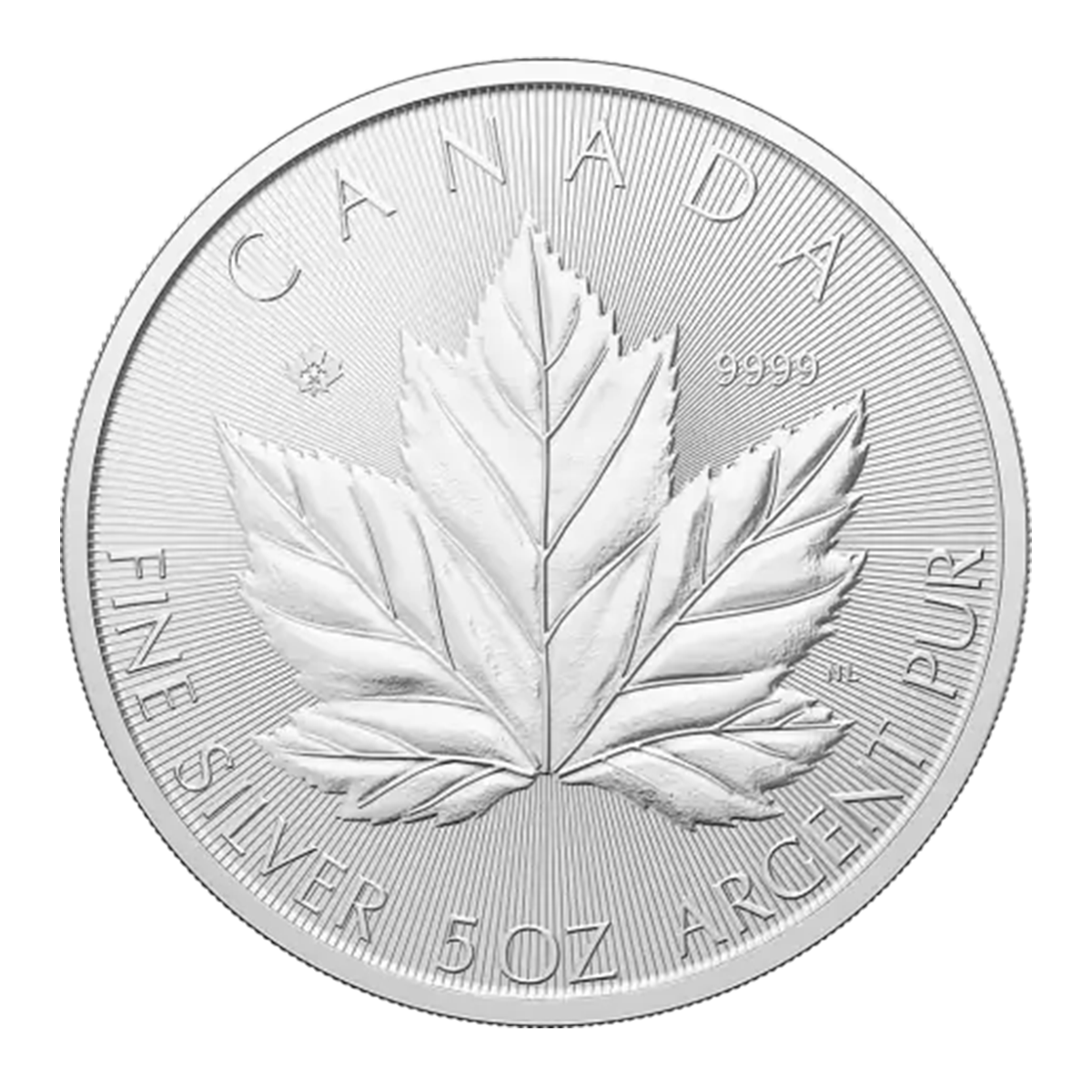 Canada 2026 Grand Maple Leaf 99.99% Bullion Silver Coin 5oz