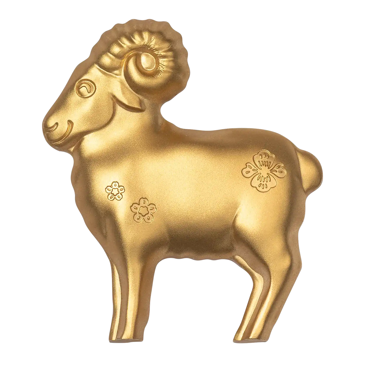 Mongolia 2027 Lunar Year Collection – Fluffy Silver Sheep 99.99% Gilded Shaped Silver Coin 1oz