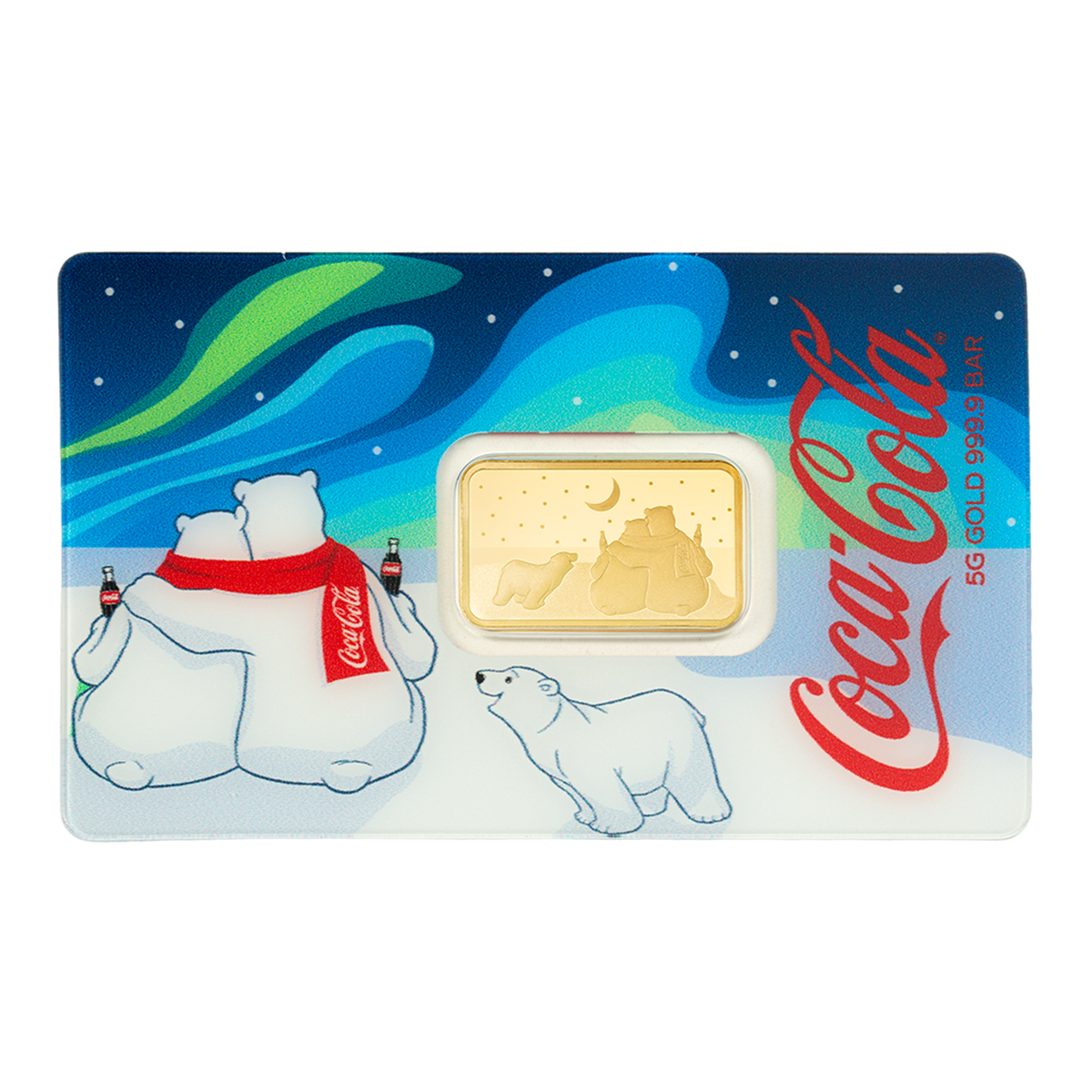 PAMP Suisse 2026 Coca Cola - Polar Bear 99.99% Gold Bar 5g