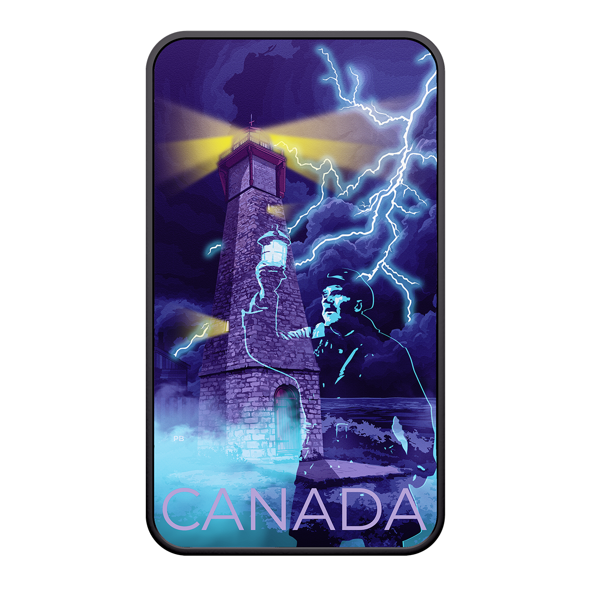 Canada 2026 Haunted Canada - Gibraltar Point Lighthouse 99.99% Proof Silver 1oz (with Black Light Paint Technology)